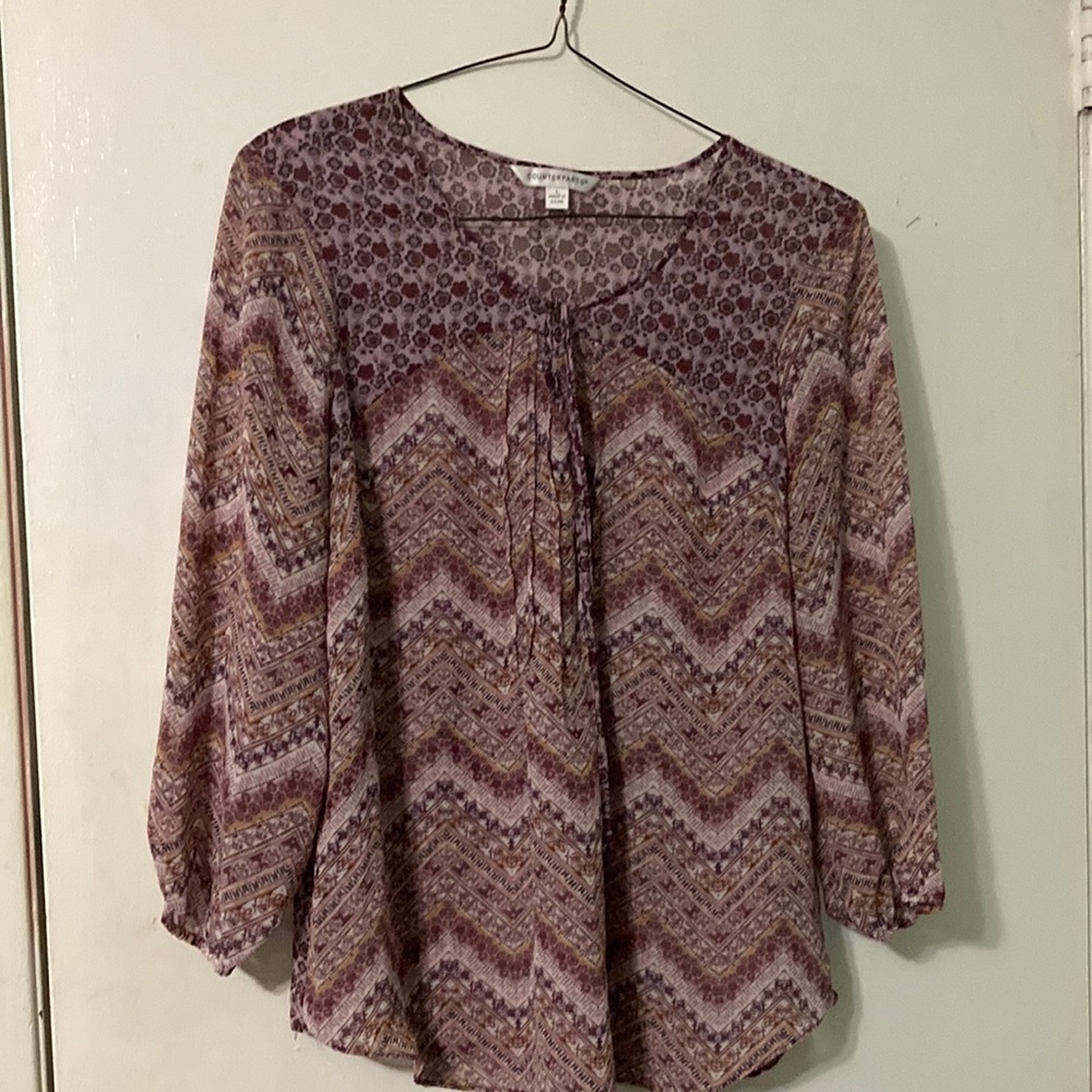 Elegant chevron blouse